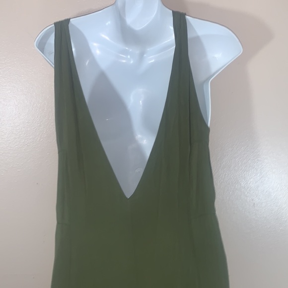 Silence + Noise Army Army Green Sleeveless Jump Suite - Picture 7 of 12